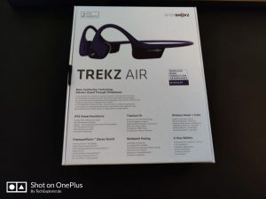 AfterShokz Trekz Air OVP hinten